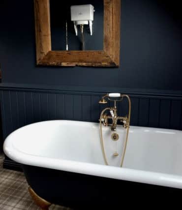 The bathroom repainted and fitted with period-style sanitary ware from Smith Bros