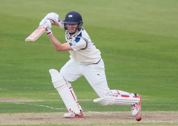 Gary Ballance struck 50 for Yorkshire at Edgbaston in front of watching England national selector James Whitaker (Picture: Alex Whitehead/SWpix.com).