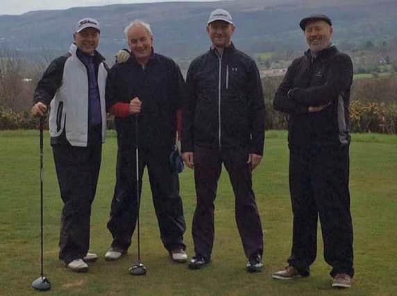 Bracken Ghyll GC'sTwo Tall Gentlemen final was contested by Simon Thomas, Graham Philpin, David Anderson and Mark Vaughan.