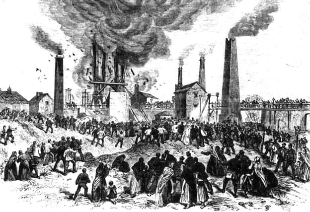 The explosion at the Oaks Colliery in Barnsley
