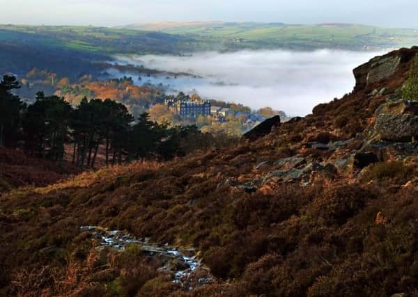 The view from Ilkley Moor across the Wharfe Valley.  Picture Tony Johnson