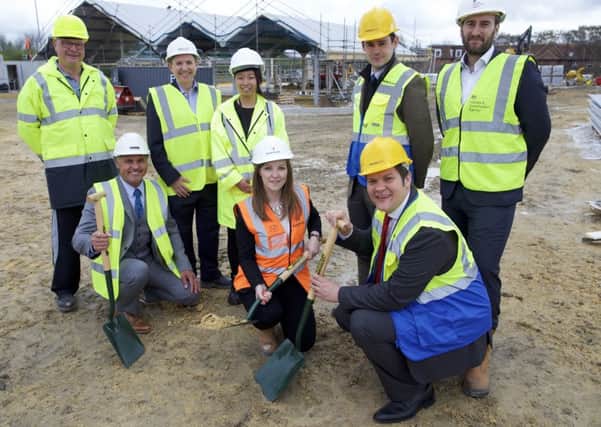 Ground breaking event at Kiln Park, Allerton Bywater. Picture: Shaun Flannery