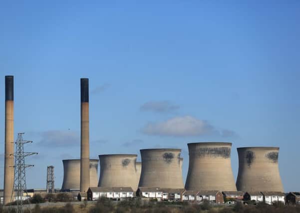 Ferrybridge Power Station which closed last month.
