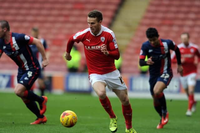 OUT OF ACTION: Barnsley's Marley Watkins is out this weekend.
