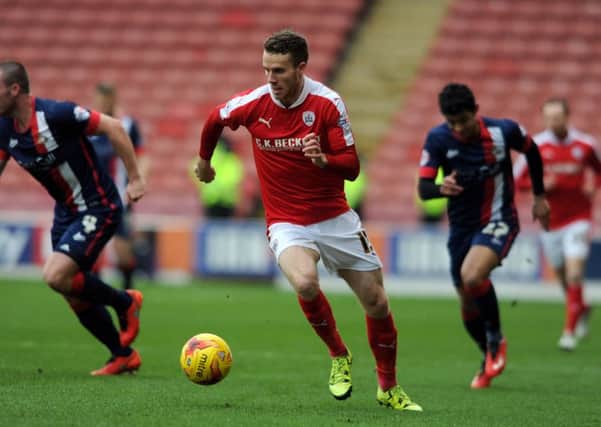 OUT OF ACTION: Barnsley's Marley Watkins is out this weekend.