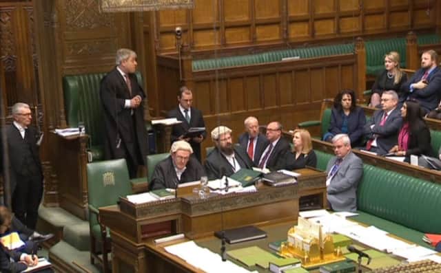 Speaker John Bercow said her words had been "noted by the House" after Labour MP Naz Shah tells the House of Commons in London that she "wholeheartedly apologises" for words she used in a Facebook post about Israel.