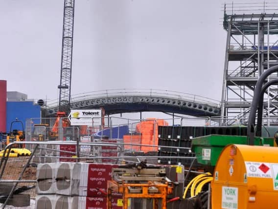 Scarborough's new Water Park under construction