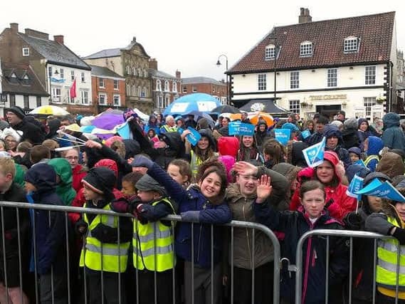 Excitement is building for the ceremonial start