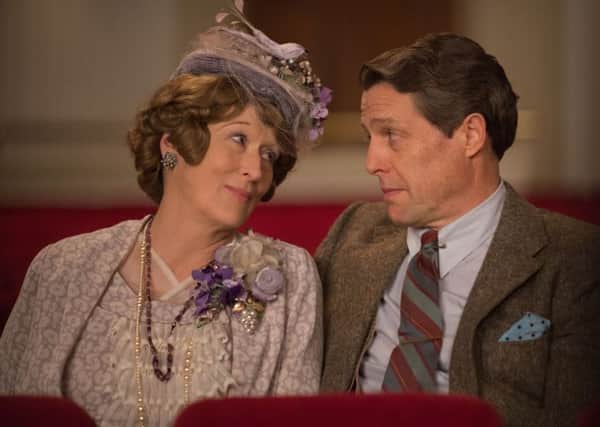 Meryl Streep and Hugh Grant in Florence Foster Jenkins.  PA Photo/Pathe/Nick Wall.