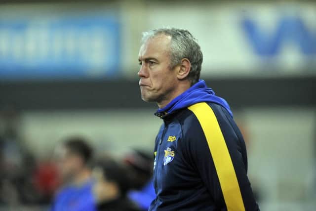 DOWN IN THE DUMPS: Leeds Rhinos' coach, Brian McDermott.