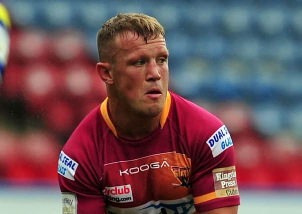 WATCHING FROM THE SIDELINES: Luke Robinson hopes Huddersfield Giants can complete a quickfire double after victory against Leeds last week. Picture: Tony Johnson