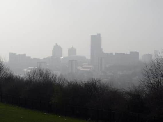 Towns and cities across Yorkshire could be shrouded in smog this weekend.