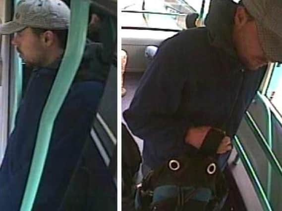 First images of man wanted over Sheffield bus shooting.