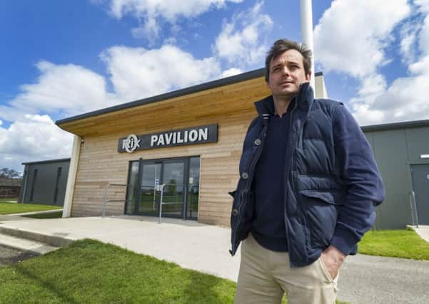 David Tite, chief executive of Driffield Agricultural Society, infront of thier new pavilion, and later this month the show ground will be hosting it's first Education Day.