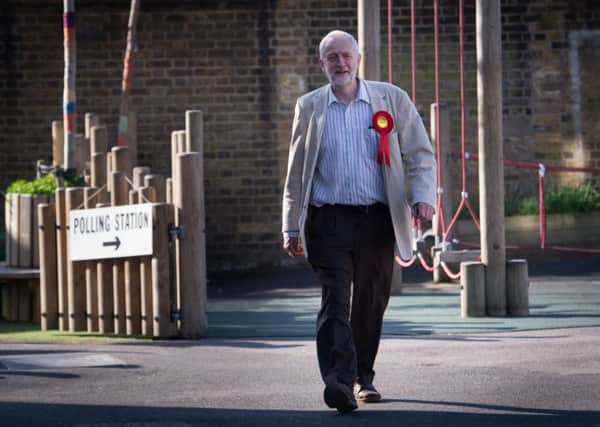 Jeremy Corbyn cast his vote on Thursday morning