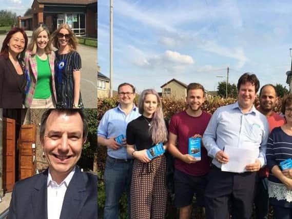 The Conservative Party door knock across Yorkshire with support from Andrea Jenkyns, MP for Morley and Outwood, and Alec Shelbrooke, MP for Elmet and Rothwell.