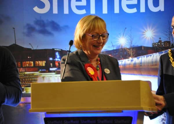 Labour politician Gill Furniss, widow of Harry Harpham wins his former seat in Sheffield Brightside and Hillsborough.