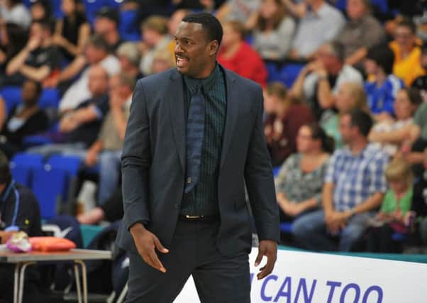 Head coach Atiba Lyons leads his Sheffield Sharks into the BBL Play-off final on Sunday. (Picture: Dean Woolley)