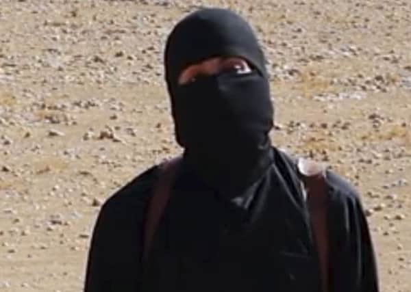 An image apparently showing 'Jihadi John'. Zafreen Khadam is accused of claiming that she wanted to marry the Islamic State terrorist.