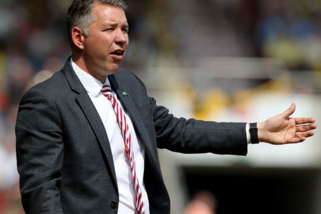 Doncaster Rovers manager Darren Ferguson during the League One match against Burton at the Keepmoat Stadium on Sunday. Picture: PA.