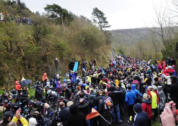 Tour de Yorkshire riders tackle Sutton Bank near Thirsk, but did the race do enough to bring communities together?