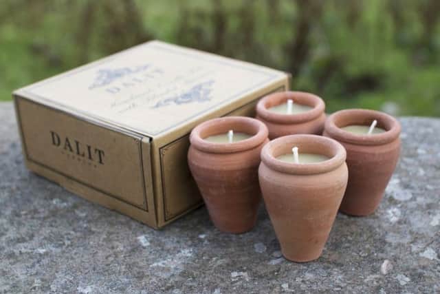 Fair Trader
Vishal candles, Â£9, for a set of four, from India