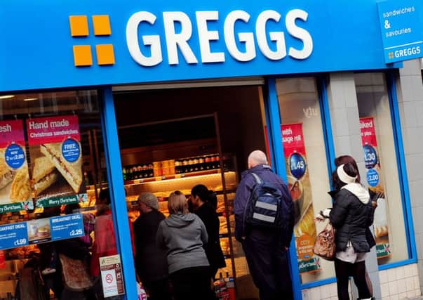 Greggs' sales in the first quarter were hit by weak high street trading as the company prepares to close three bakeries