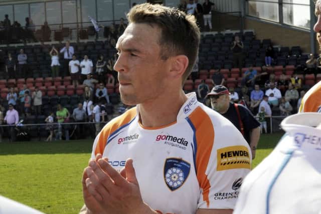 Kevin Sinfield in reflective mood after his final game.