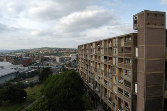Sheffield Park Hill flats before the Urban Splash redevelopement.