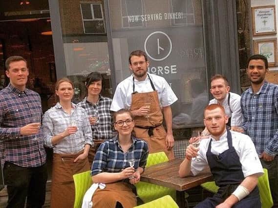 Owner Paul Rawlinson and the staff at Norse/Baltzersens in Harrogate.