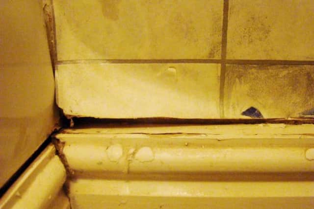The ex-servicemen's group took pictures of the conditions in the hotel. (Ross Parry Agency)