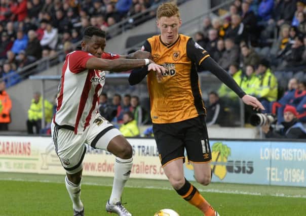 Hull City winger Sam Clucas, right, experienced defeat with Chesterfield in last seasons League One play-offs.