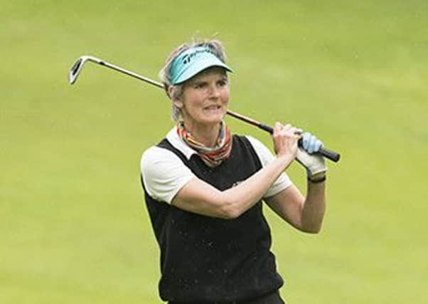 Richmond GC's Karen Jobling pictured during the first round of the English senior women's amateur championship
 (Picture: Leaderboard Photography).