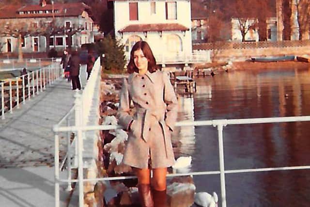 Harrod in Geneva in 1973, her first diplomatic posting overseas.