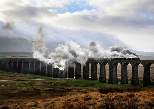 The Settle Carlisle line is famous for its scenic views of the Yorkshire Dales.  Picture: Bruce Rollinson
