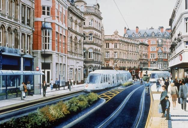 How the Leeds Supertram would have looked
