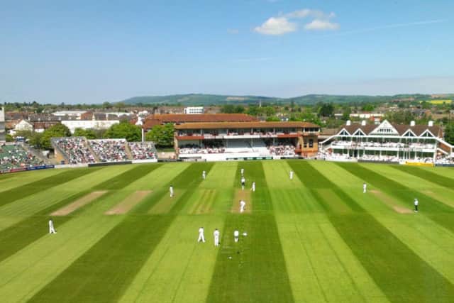 TAUNTON: 'No cricket ground in the country offers a better panorama.' Picture: Chris Waters.