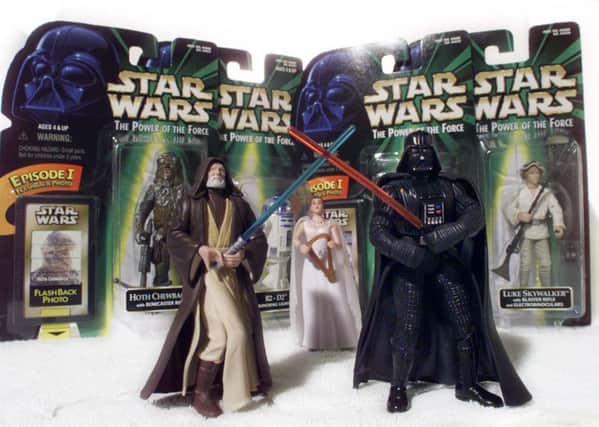 Library picture of Star Wars action figures