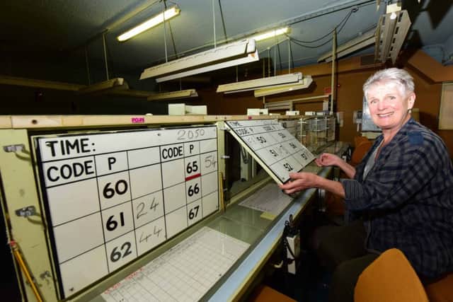 Eileen Whitelock in the operations room in the bunker.
Picture: Anthony Chappel-Ross
