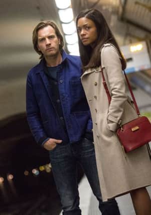 Still taken from Our Kind of Traitor. Pictured: Ewan McGregor and  Naomie Harris.