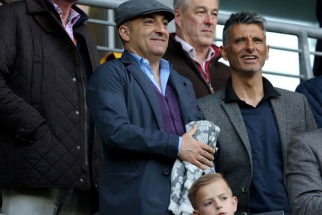 Sheffield Wednesday manager Carlos Carvalhal was at the KC Stadium to see his side's play-off final opponents. Picture: Richard Sellers/PA.