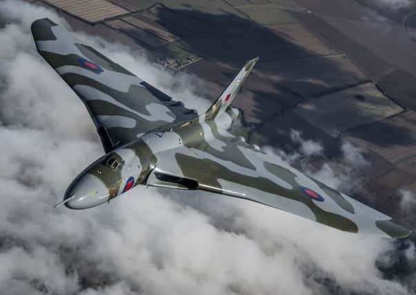 Handout file photo issued by the Ministry of Defence of the last airworthy Vulcan bomber XH558 which will continue to inspire youngsters and other heritage flying groups despite it taking its last flight in 2015, according to the team that brought it back to the skies. MoD/Crown copyright /PA Wire r.