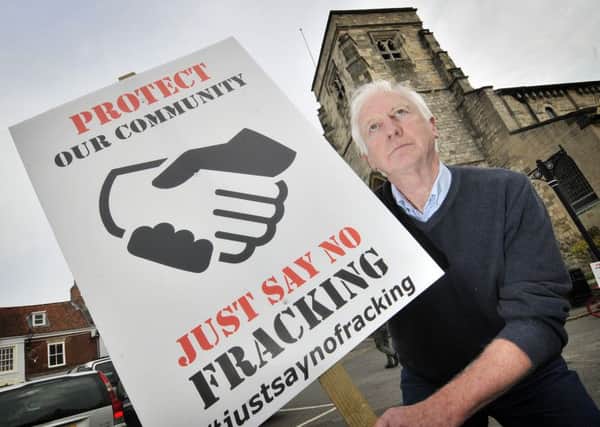 The issue of fracking has triggered protests in Ryedale