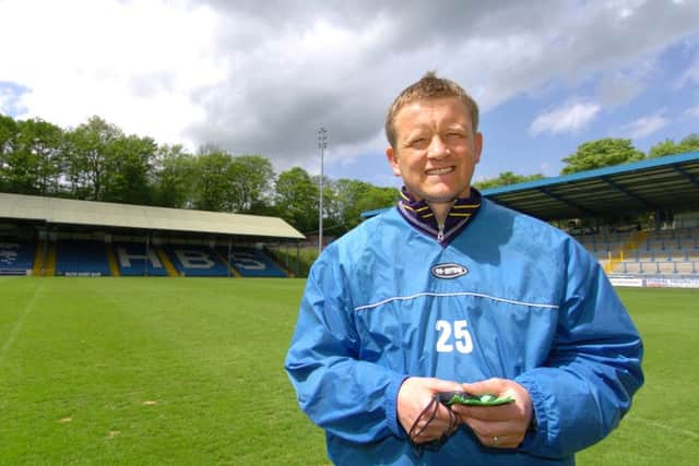 Chris Wilder, when Halifax Town manager back in 2006.
