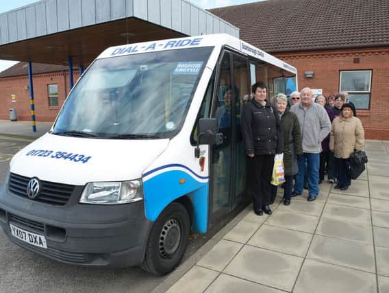 The shuttle bus service is vital to the town.