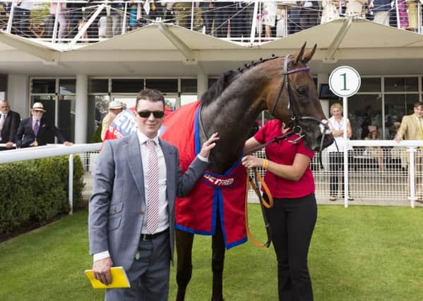 David Griffiths, trainer of Take Cover who won the Betfred King George Stakes during day four of Glorious Goodwood