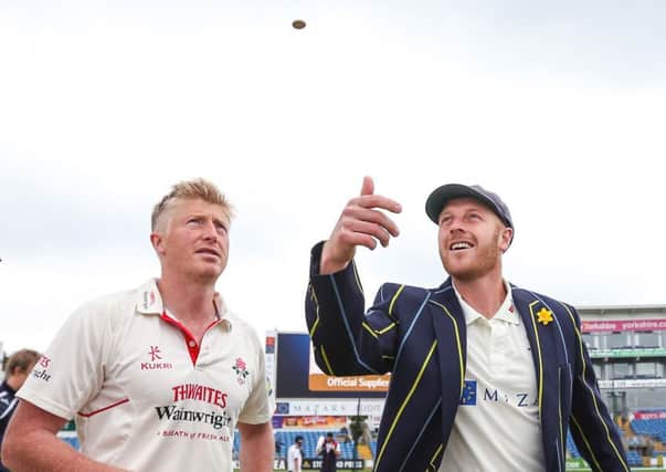 Yorkshire captain Andrew Gale's has described dispensing with the mandatory coin toss as 'absolute madness' (Picture: Alex Whitehead/SWpix.com).