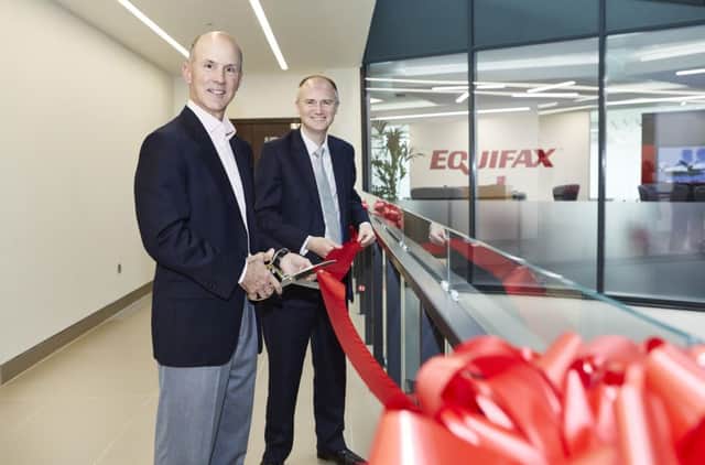 Richard Smith, Chairman and CEO at Equifax (left) and Tom Riordan, Chief Executive at Leeds City Council