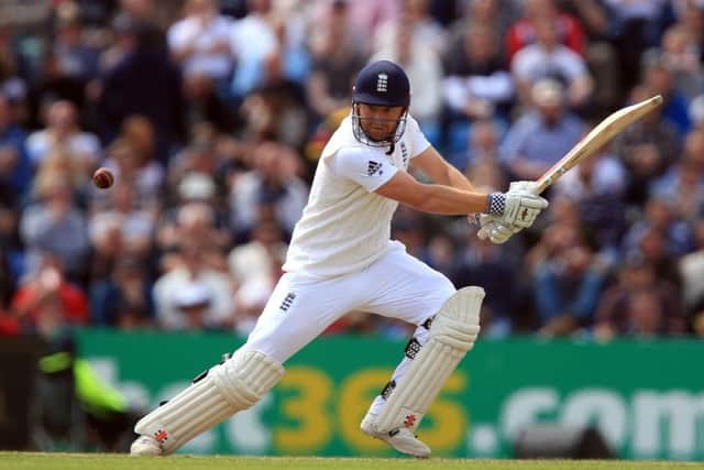 England's Jonny Bairstow on his way to a century at Headingley. Picture: Mike Egerton/PA