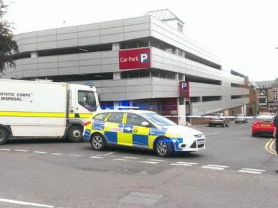 Idlewells Shopping Centre in Sutton, Nottinghamshirewas evacuated.